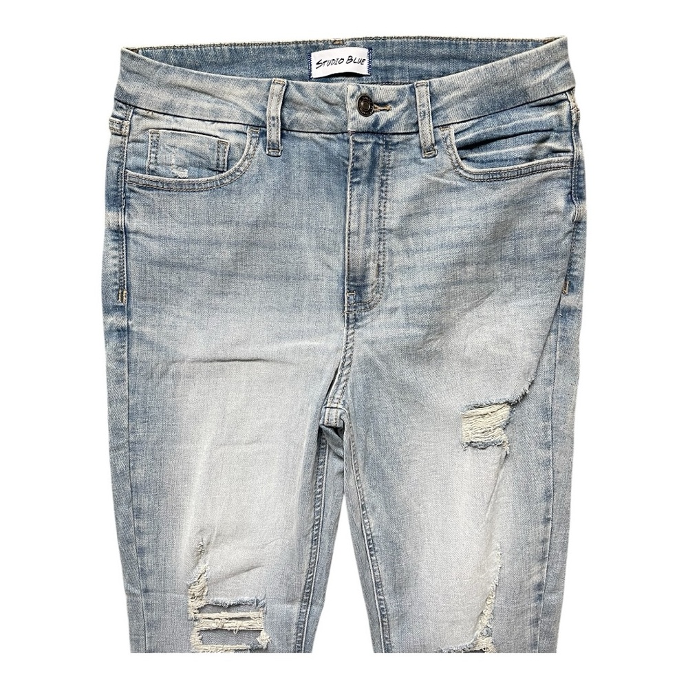 Studio Blue Cropped Relaxed Skinny Jean - Picture 2 of 5
